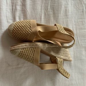 Wanted brand closed toe espadrilles - never worn